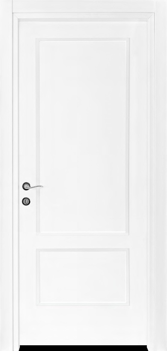 Bloc-porte porte d'intérieur GOLD en finition laque blanc mat